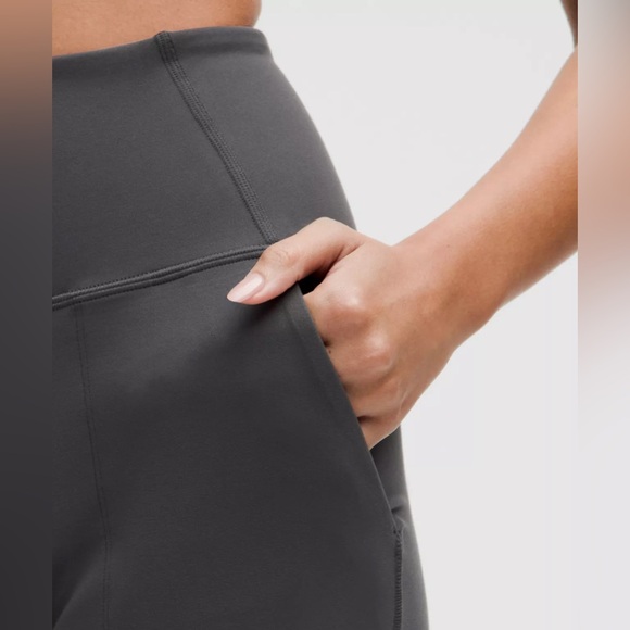 Lululemon Align WideLeg Pant 🌟NWT🌟 Regular Size Graphite Grey 🔥SOLD OUT COLOR🔥 - Picture 5 of 7